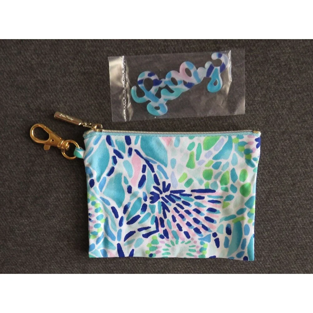 Lilly Pulitzer On The Go Mask Set Blue Ibiza
